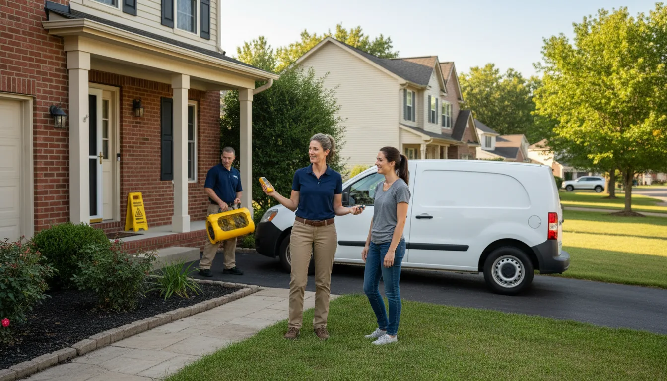 Water restoration image for Dehumidification And Cleanup Services in Vansant, VA
